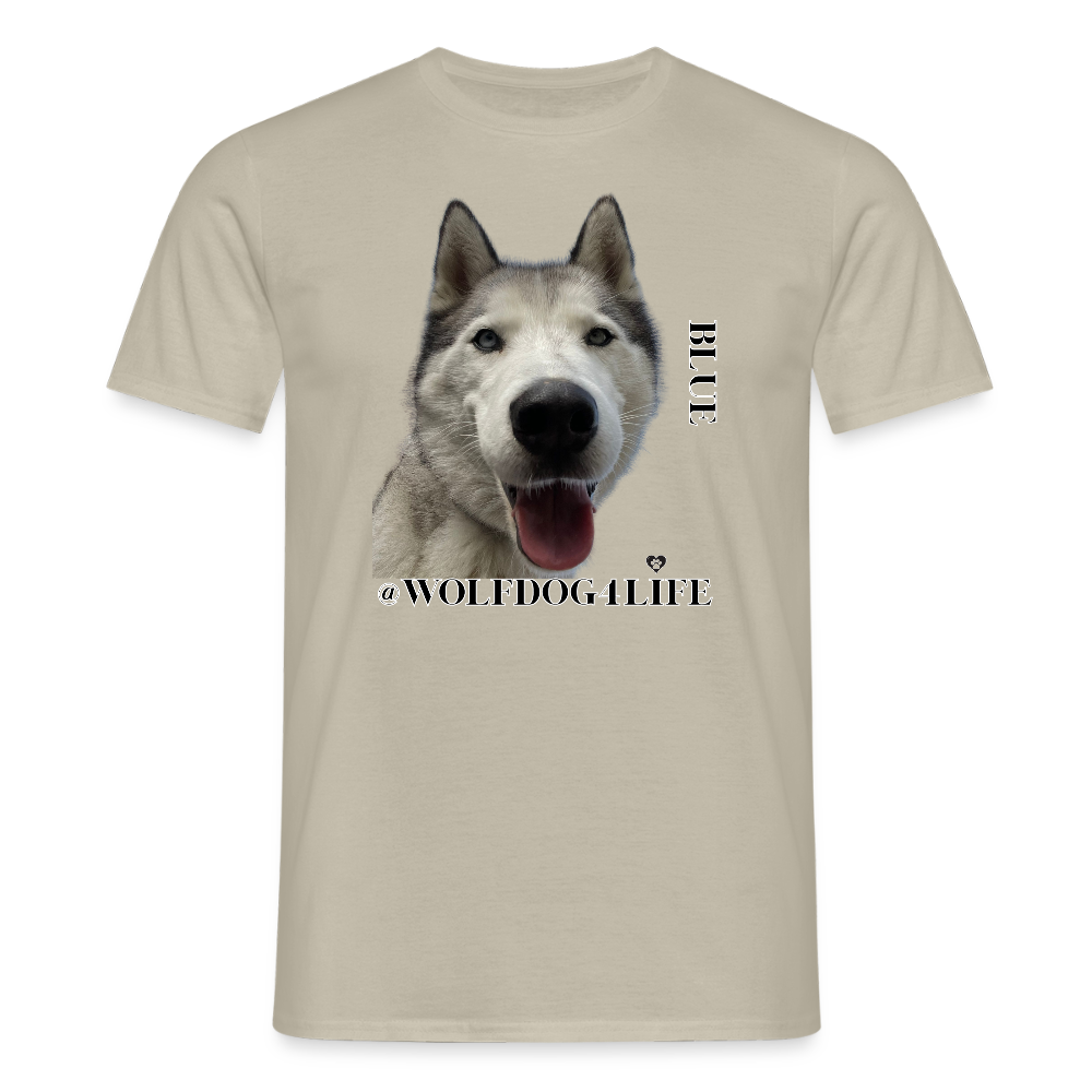 Koszulka męska - piaskowy beż