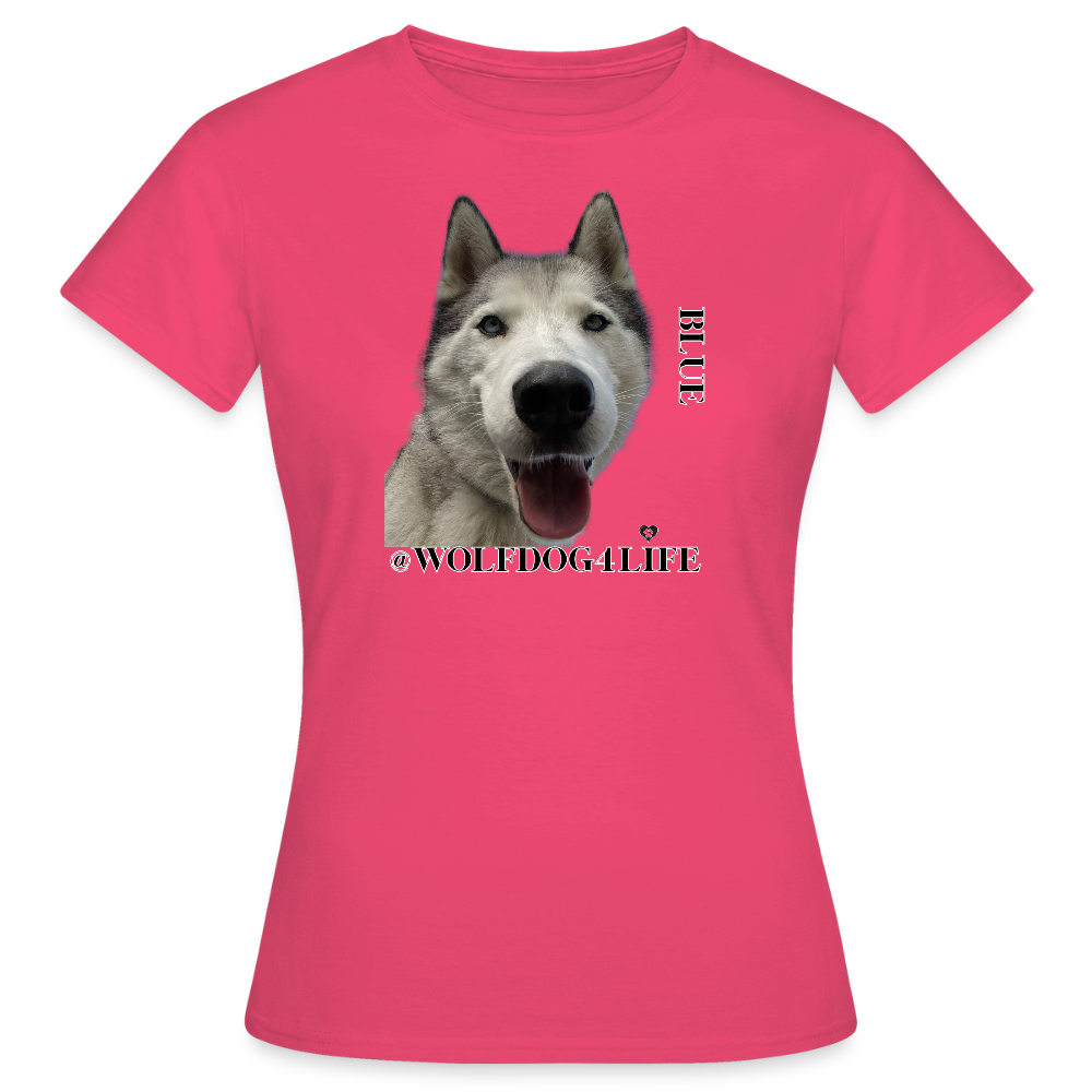 Koszulka damska - azaliowy