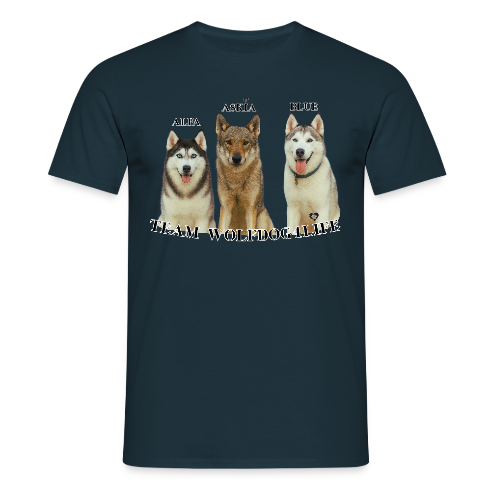 Koszulka męska - granatowy