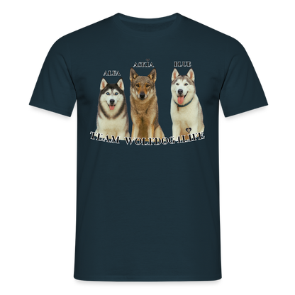 Koszulka męska - granatowy