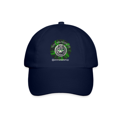 Team Wolfdog4life Offizielle Baseballkappe – Zeig, zu wem du gehörst! - niebieski/niebieski