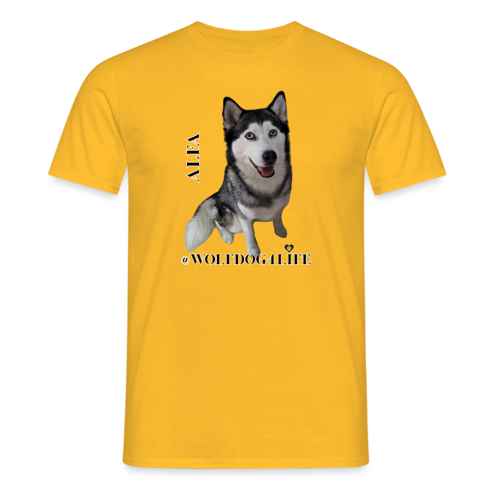 Koszulka męska - żółty