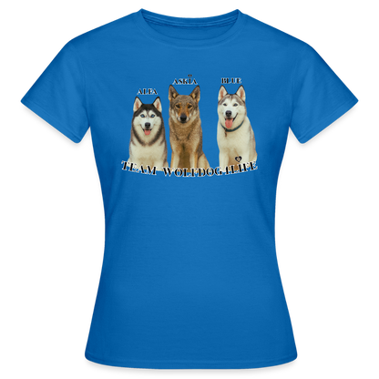 Koszulka damska - błękit królewski