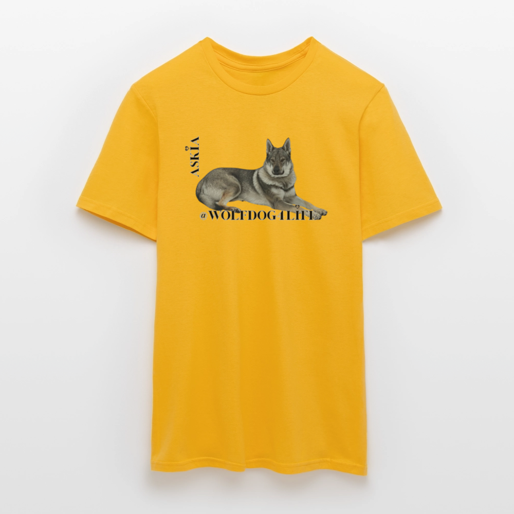 Koszulka męska - żółty