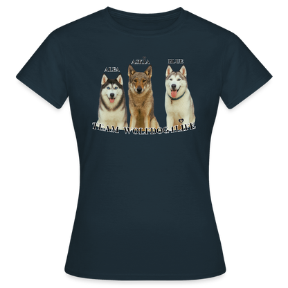 Koszulka damska - granatowy