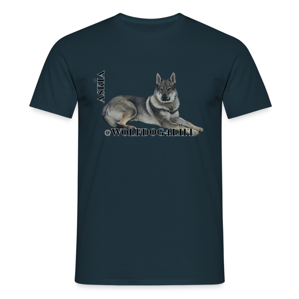 Koszulka męska - granatowy