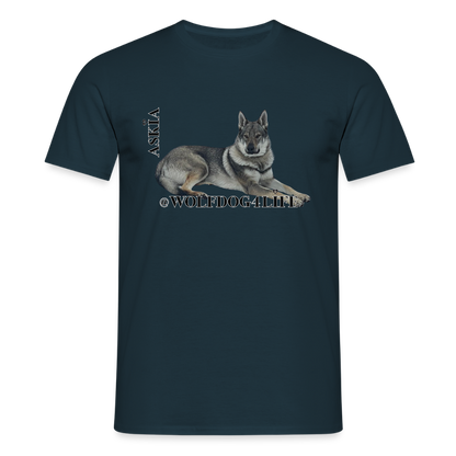 Koszulka męska - granatowy