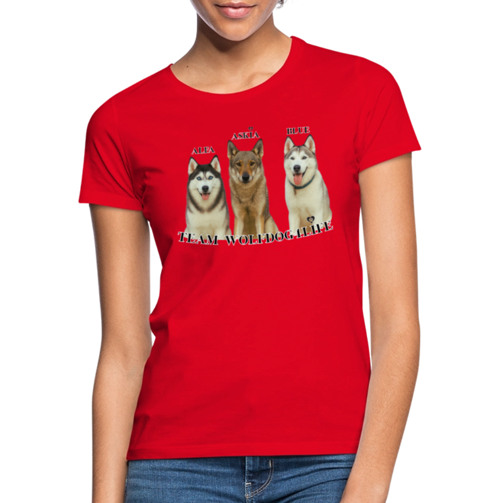 Koszulka damska - czerwony