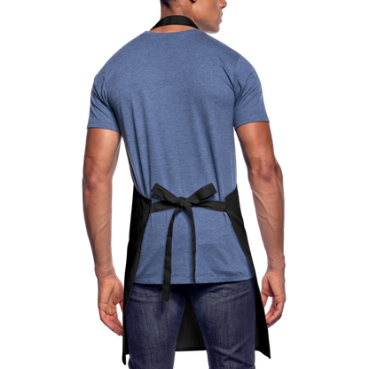 Fartuch kuchenny Wolfdog4life – Nie gotuję – dominuję w kuchni! - czarny