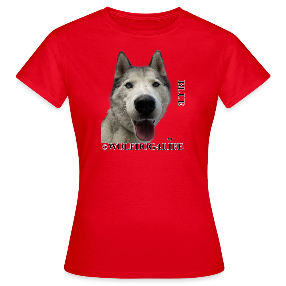 Koszulka damska - czerwony