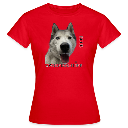 Koszulka damska - czerwony