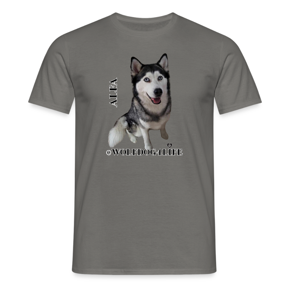 Koszulka męska - grafitowy