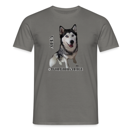 Koszulka męska - grafitowy