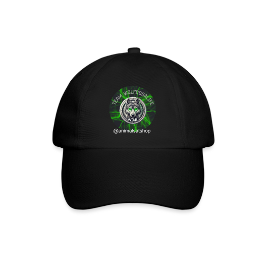 Team Wolfdog4life Offizielle Baseballkappe – Zeig, zu wem du gehörst! - czarny/czarny