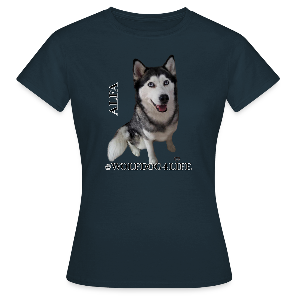 Koszulka damska - granatowy