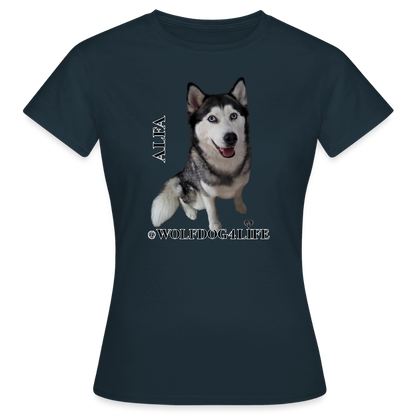 Koszulka damska - granatowy