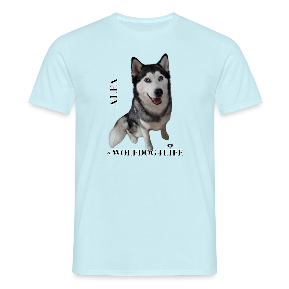 Koszulka męska - błękitny