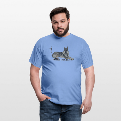 Koszulka męska - błękit karoliński