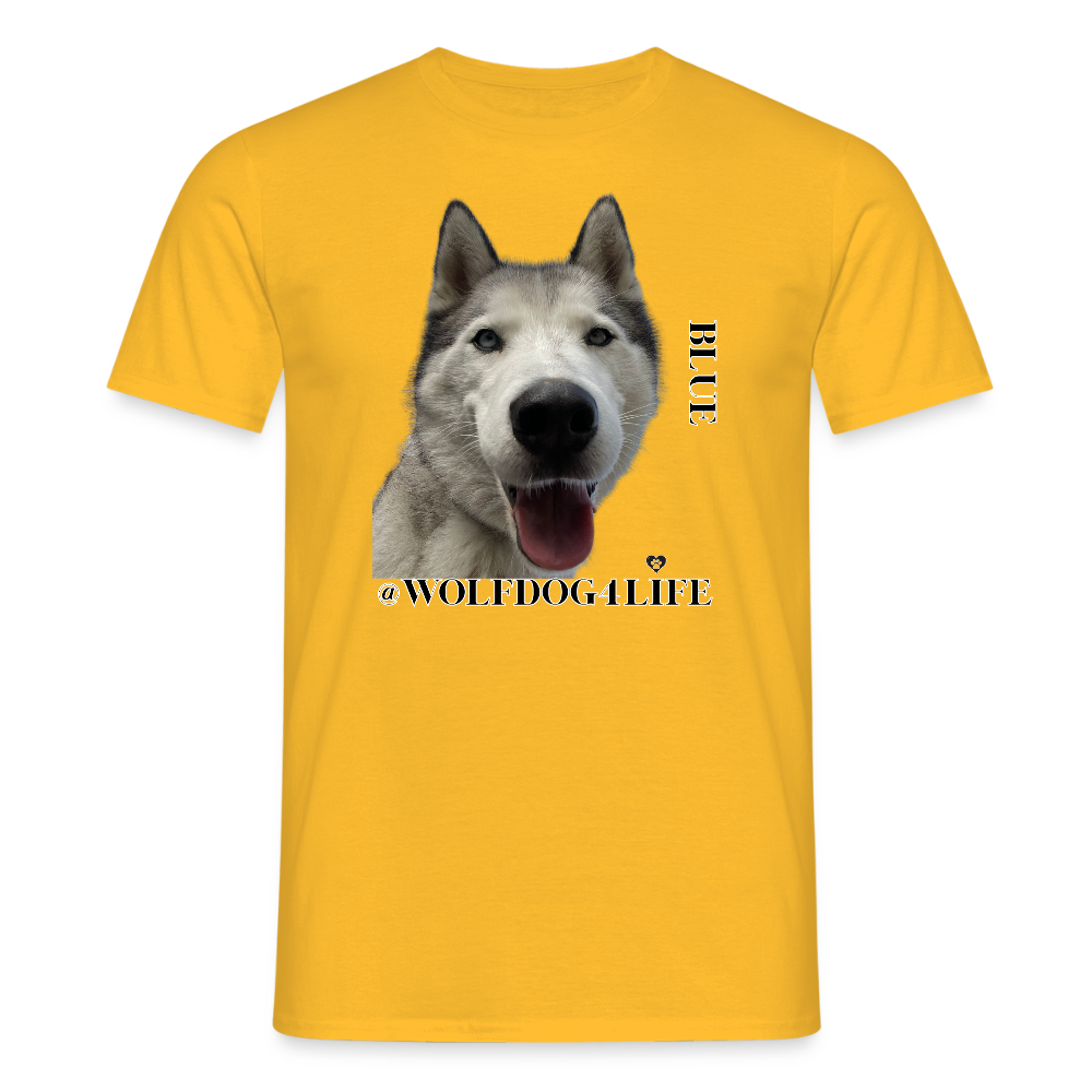 Koszulka męska - żółty