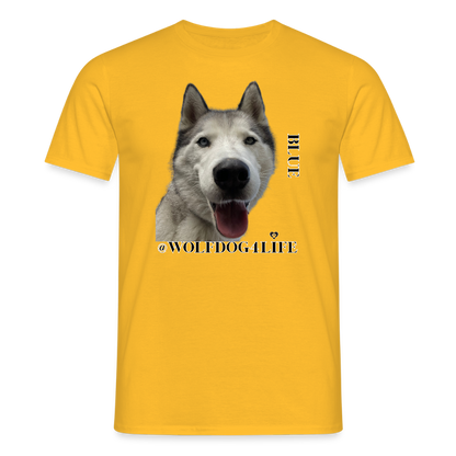 Koszulka męska - żółty