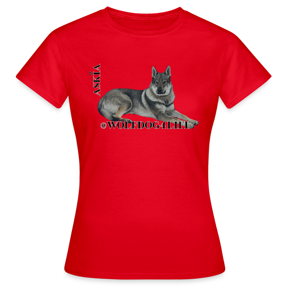 Koszulka damska - czerwony