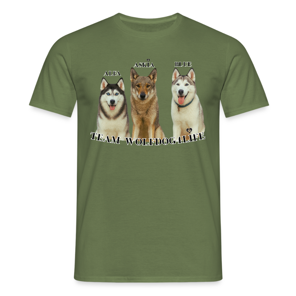 Koszulka męska - zieleń wojskowa