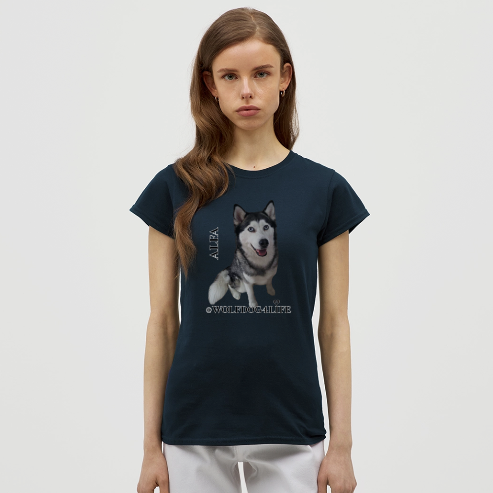 Koszulka damska - granatowy