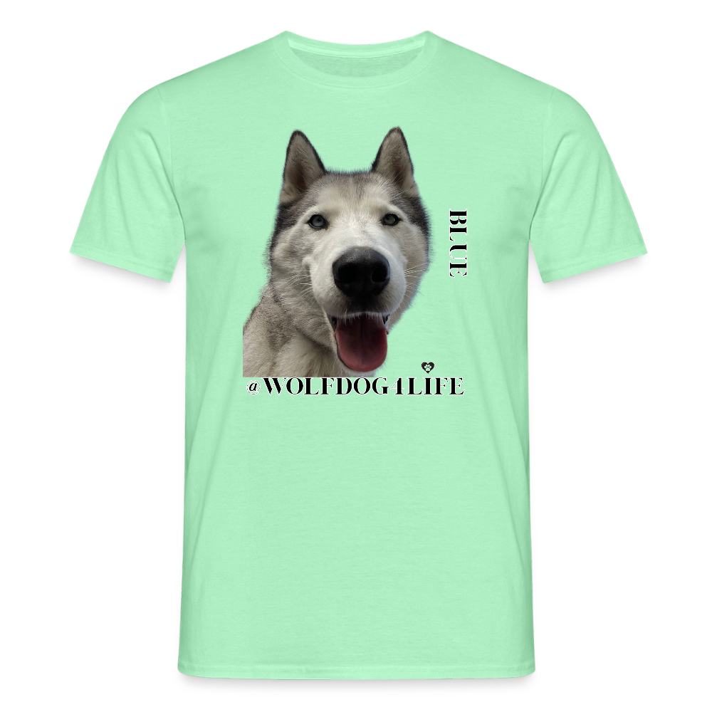 Koszulka męska - miętowy