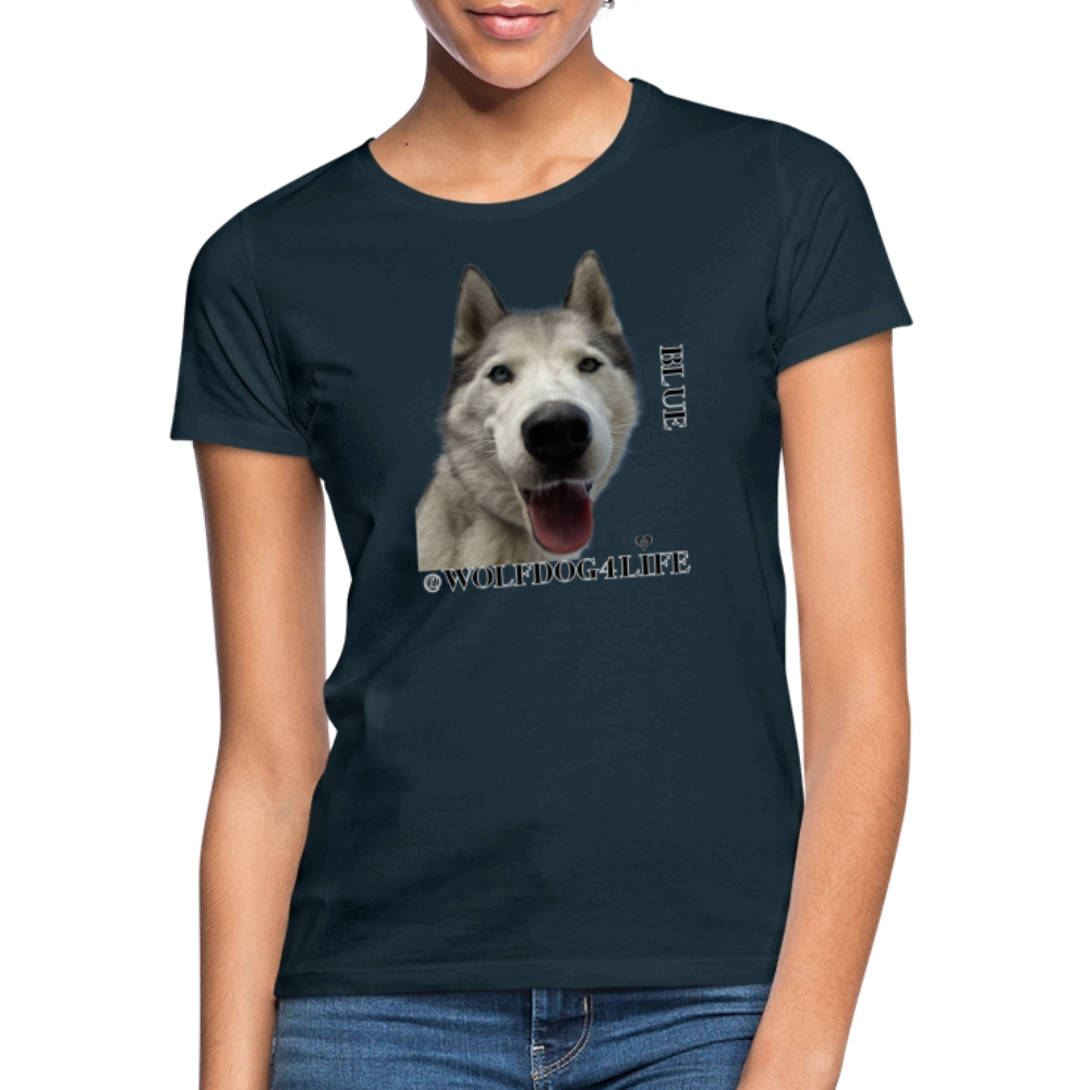 Koszulka damska - granatowy