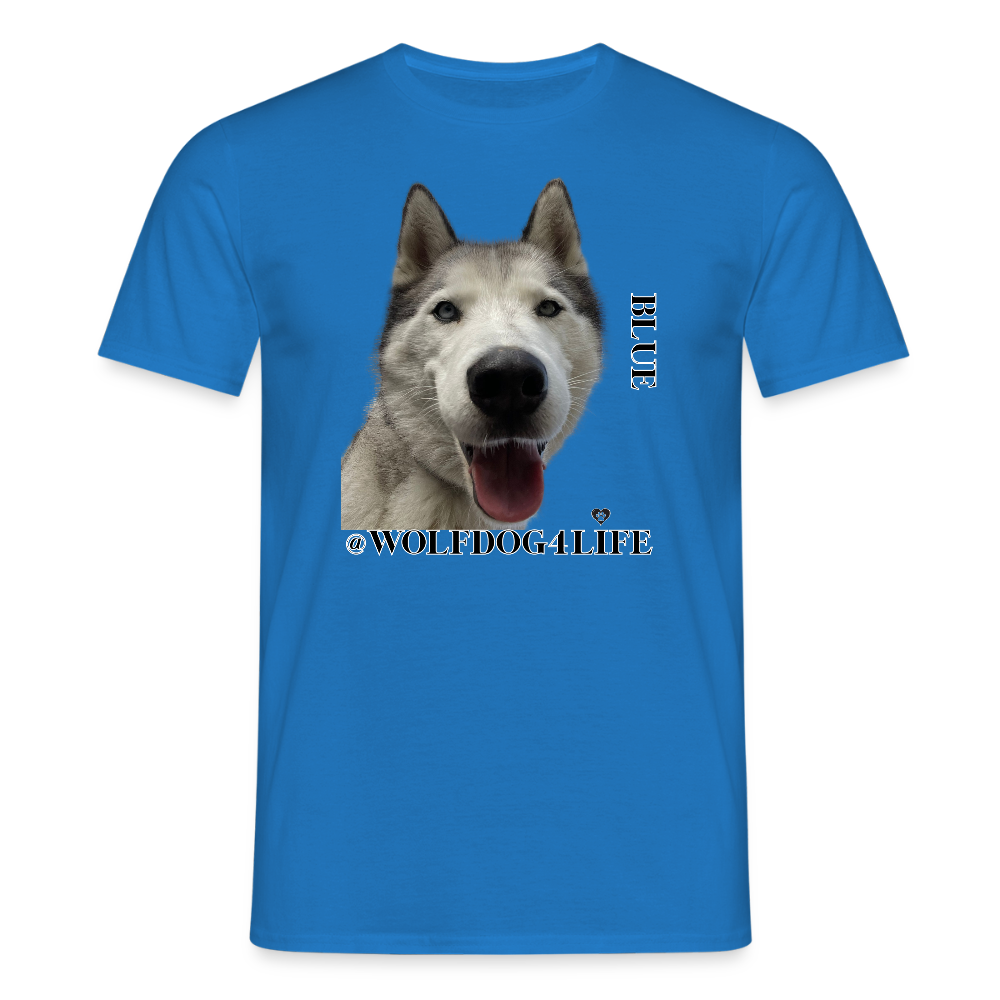 Koszulka męska - błękit królewski