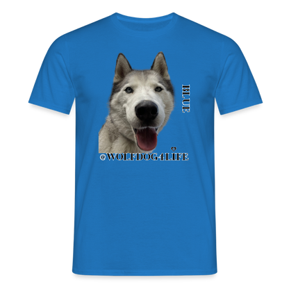 Koszulka męska - błękit królewski