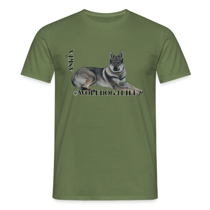 Koszulka męska - zieleń wojskowa