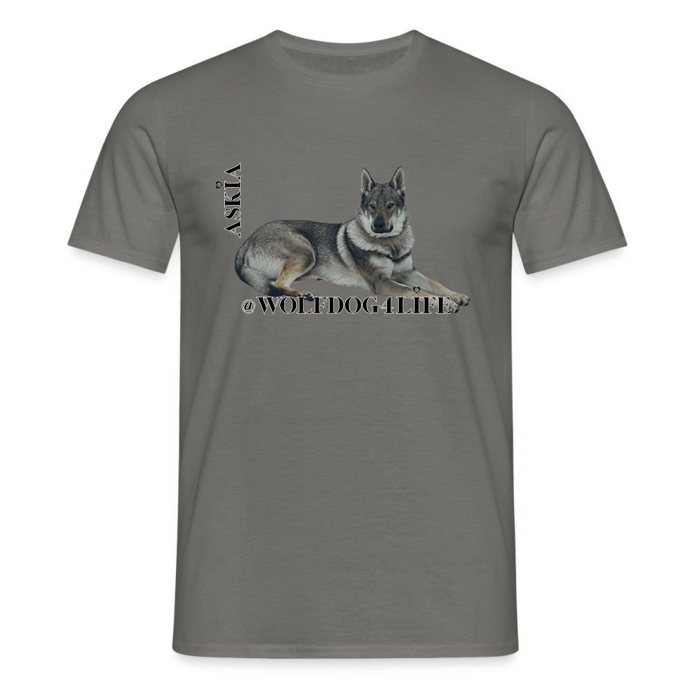 Koszulka męska - grafitowy