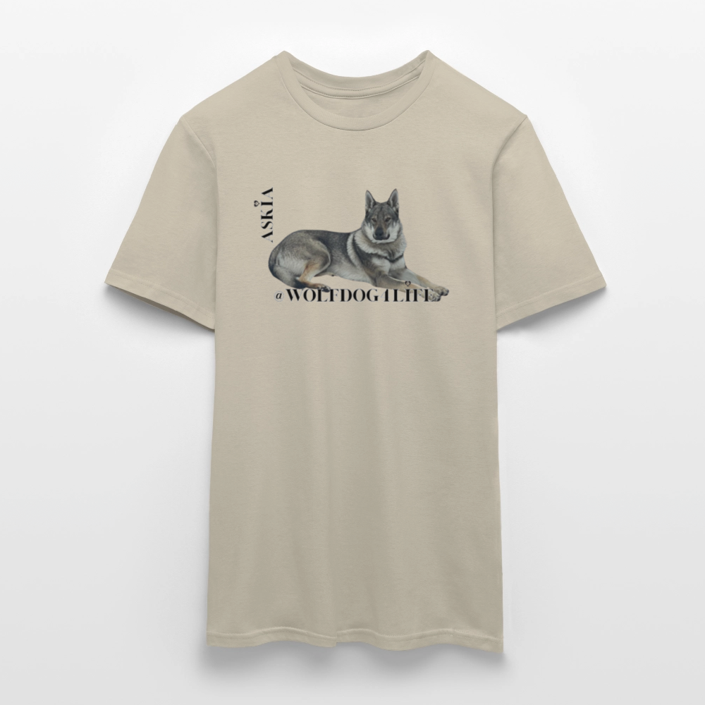 Koszulka męska - piaskowy beż