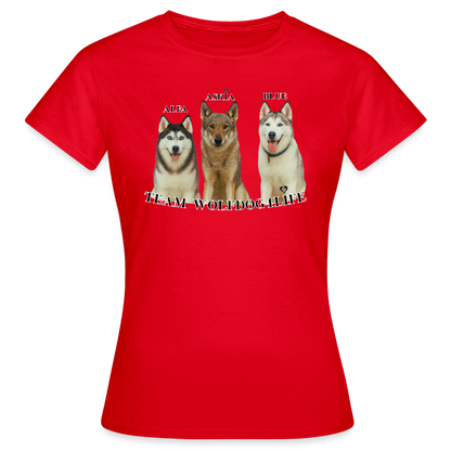 Koszulka damska - czerwony