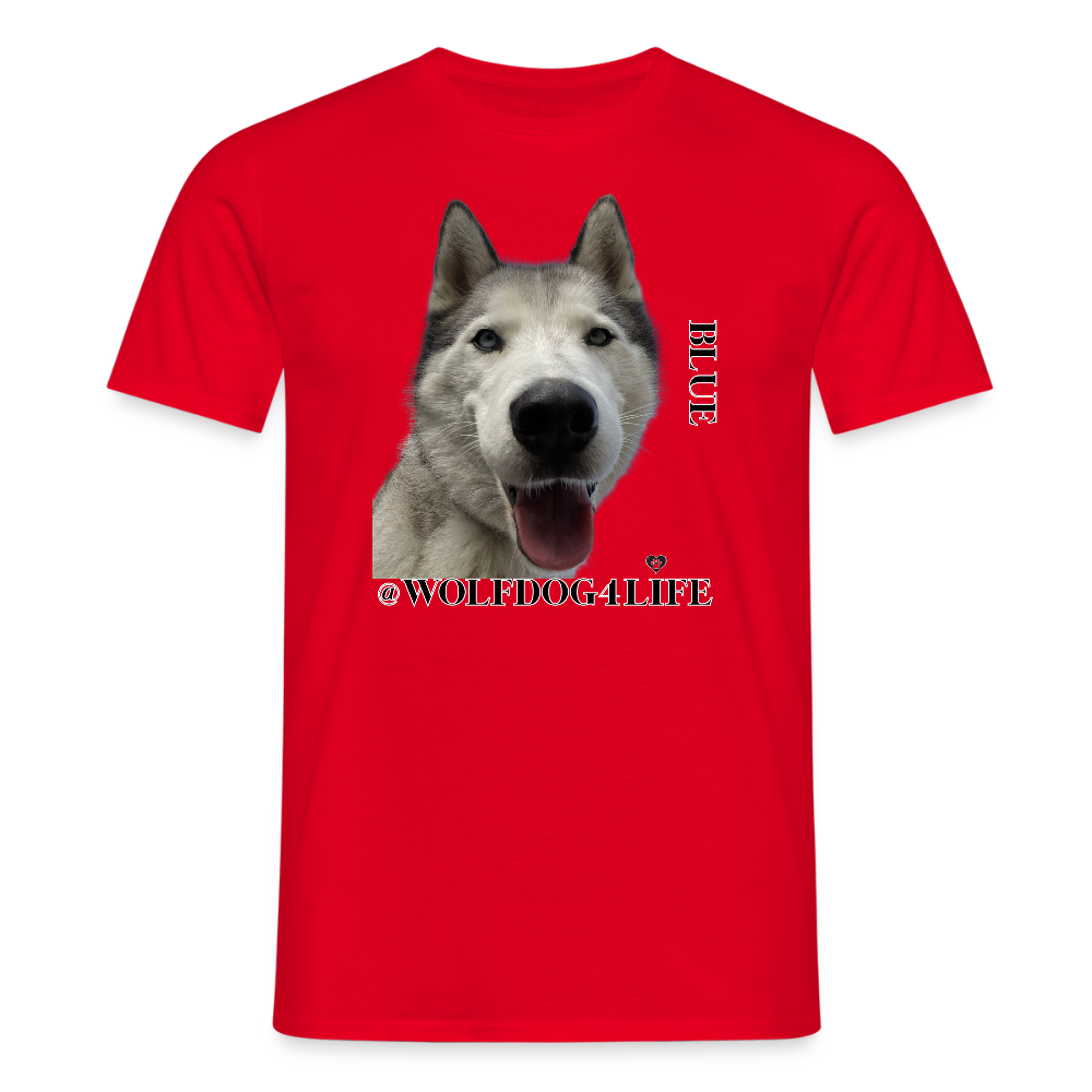 Koszulka męska - czerwony