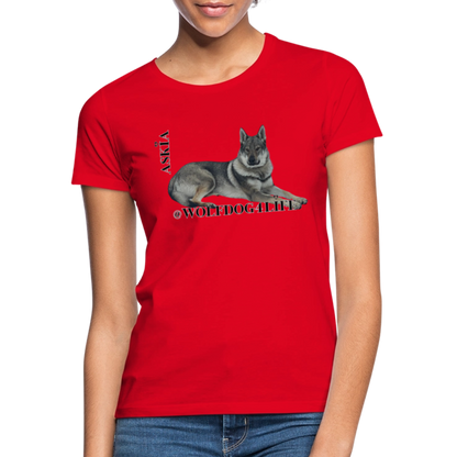 Koszulka damska - czerwony