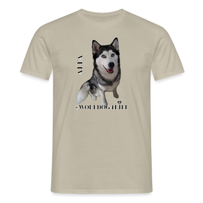 Koszulka męska - piaskowy beż