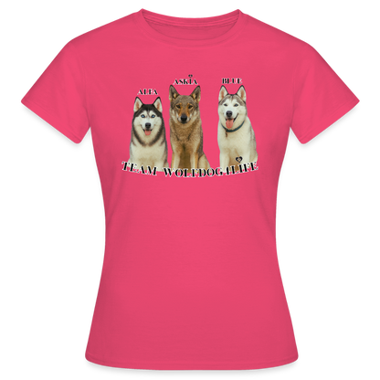 Koszulka damska - azaliowy