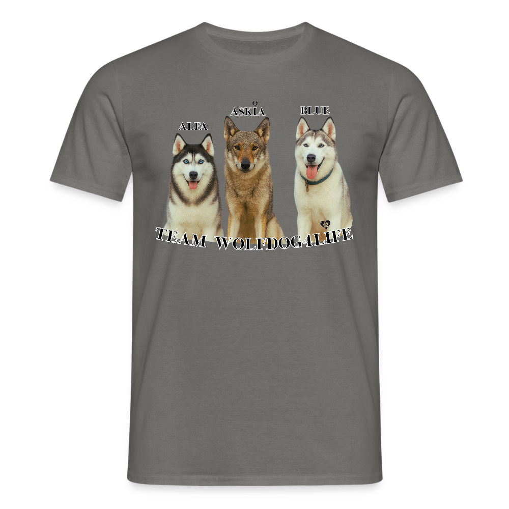 Koszulka męska - grafitowy