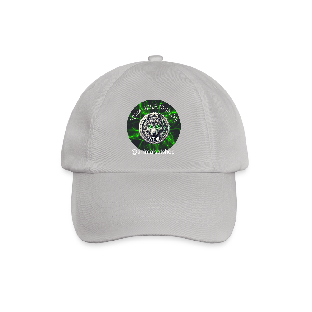 Team Wolfdog4life Offizielle Baseballkappe – Zeig, zu wem du gehörst! - szary