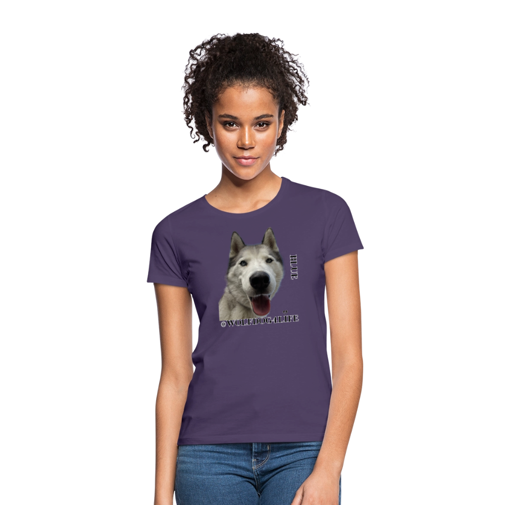 Koszulka damska - ciemnofioletowy