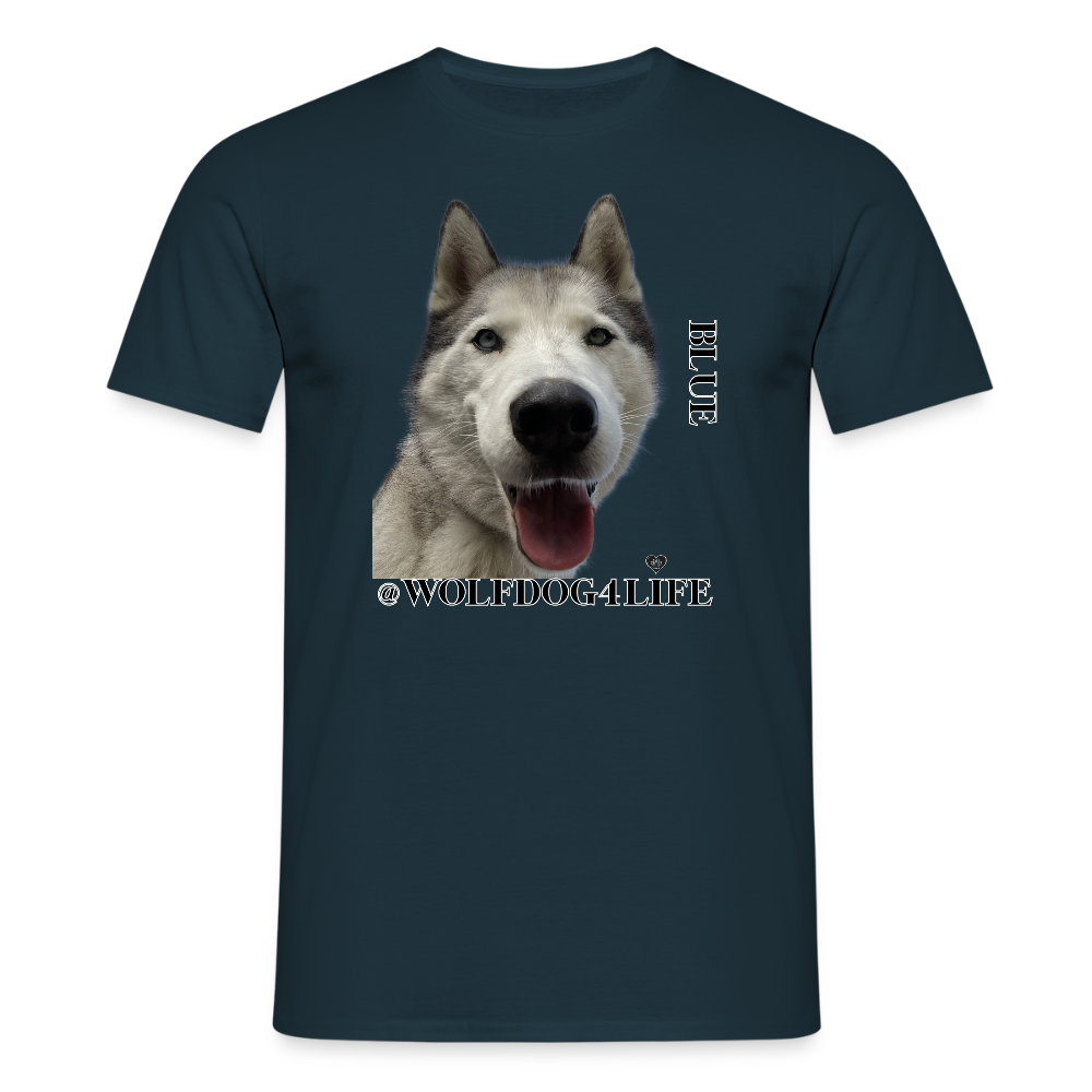 Koszulka męska - granatowy