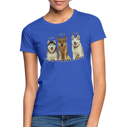 Koszulka damska - błękit królewski