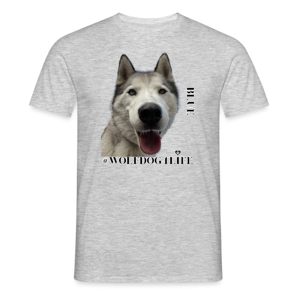 Koszulka męska - szary melanż