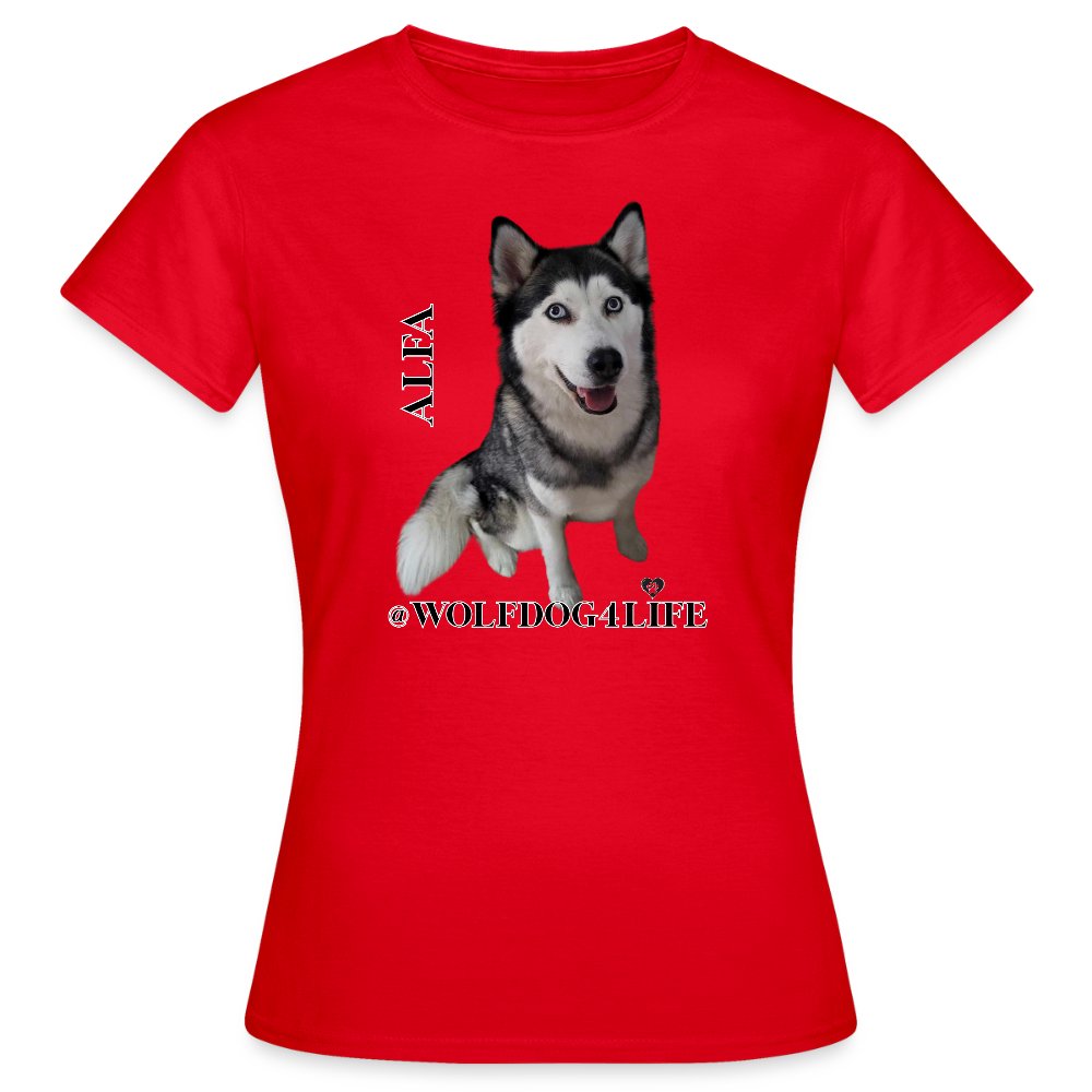 Koszulka damska - czerwony