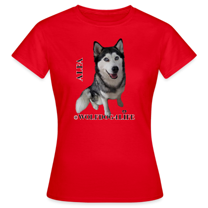 Koszulka damska - czerwony