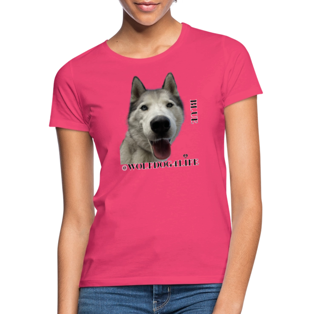 Koszulka damska - azaliowy