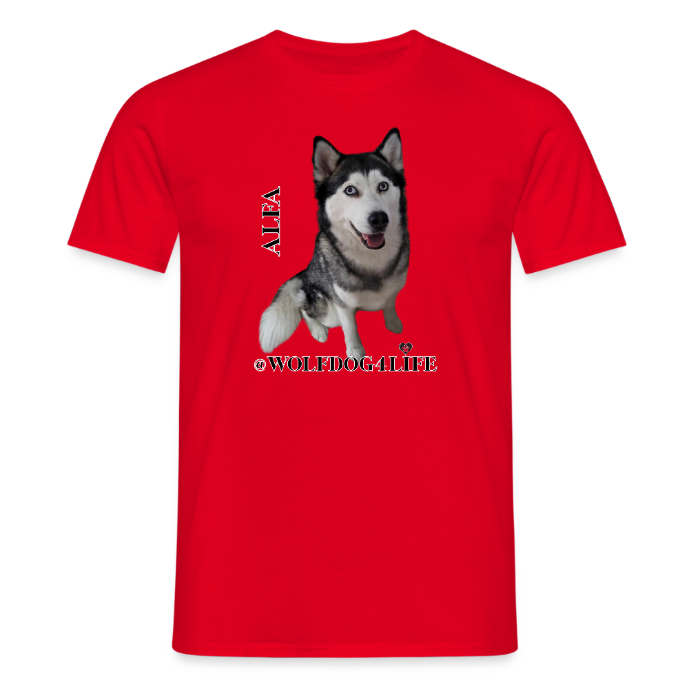 Koszulka męska - czerwony