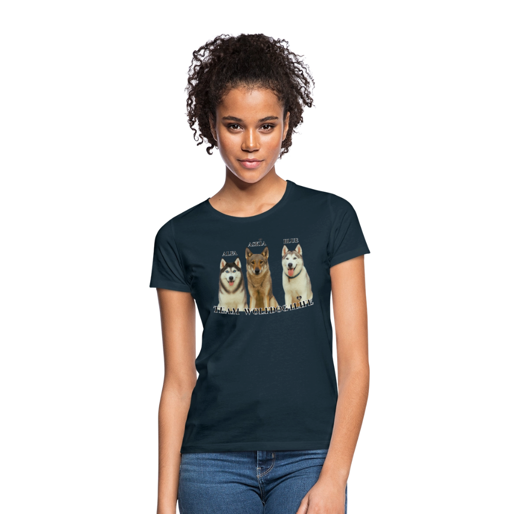 Koszulka damska - granatowy